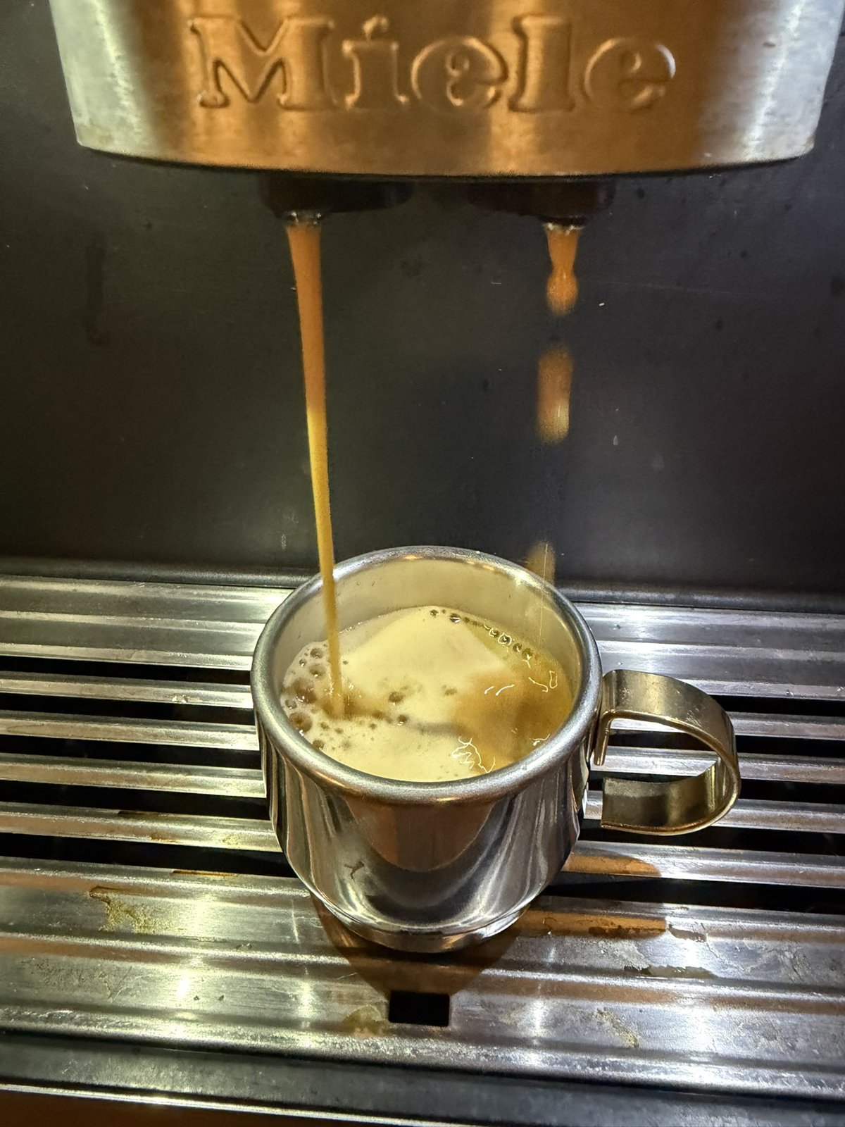 Morning black coffee