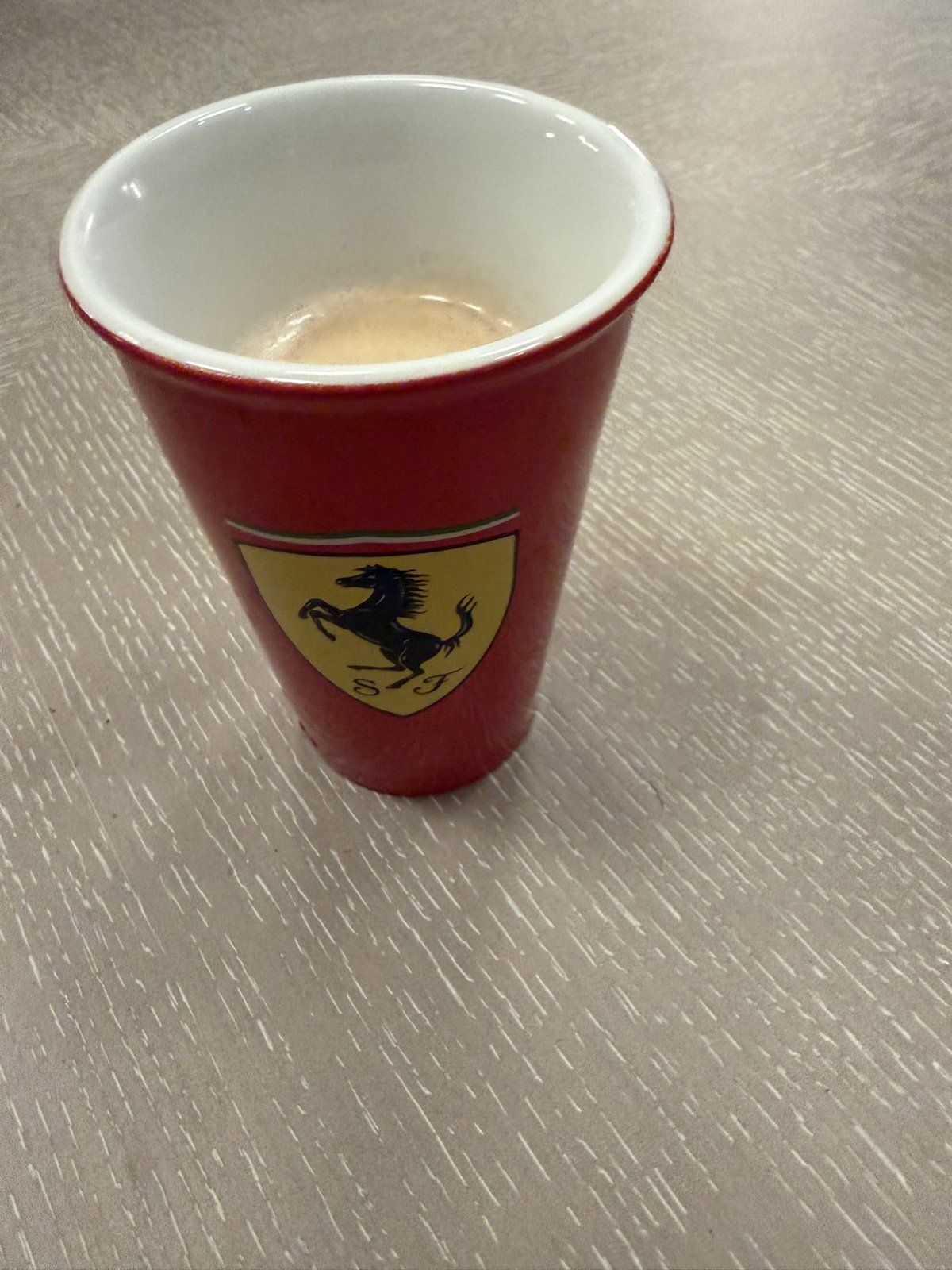Morning black coffee