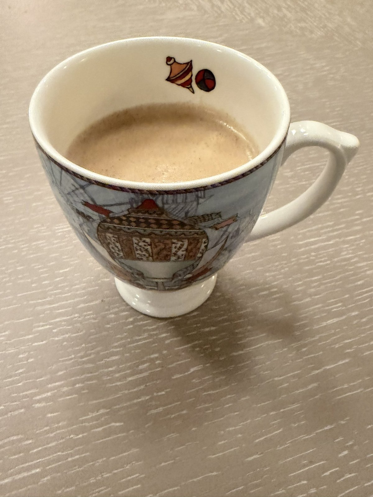 Morning black coffee