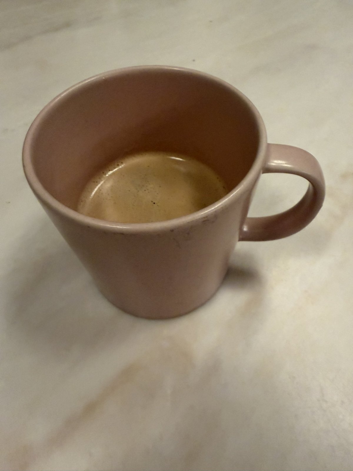 Morning black coffee